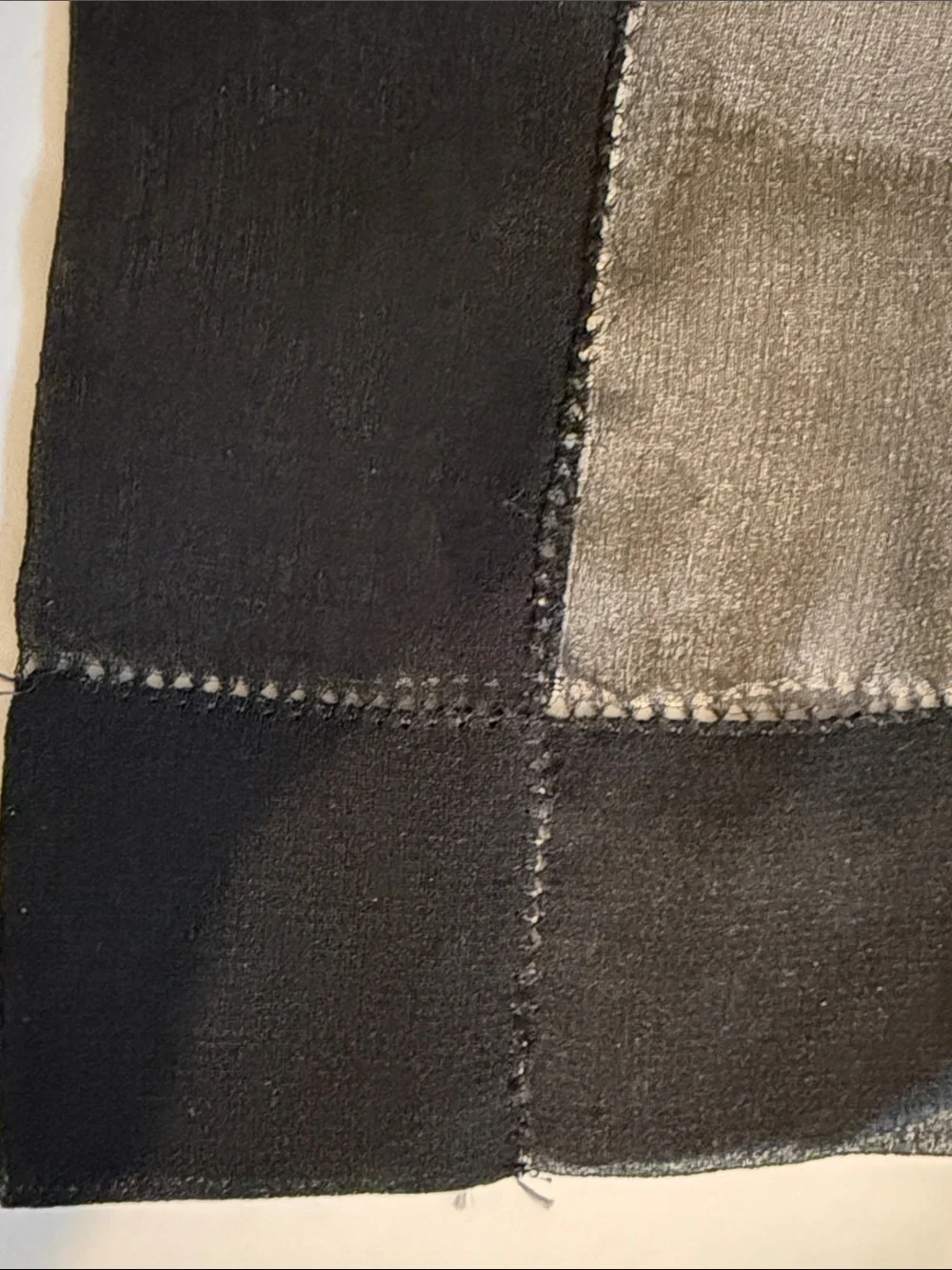 VTG Baar & Beards 100% Silk Sophisticated Sheer Scarf Made in Japan (18” x 60”)
